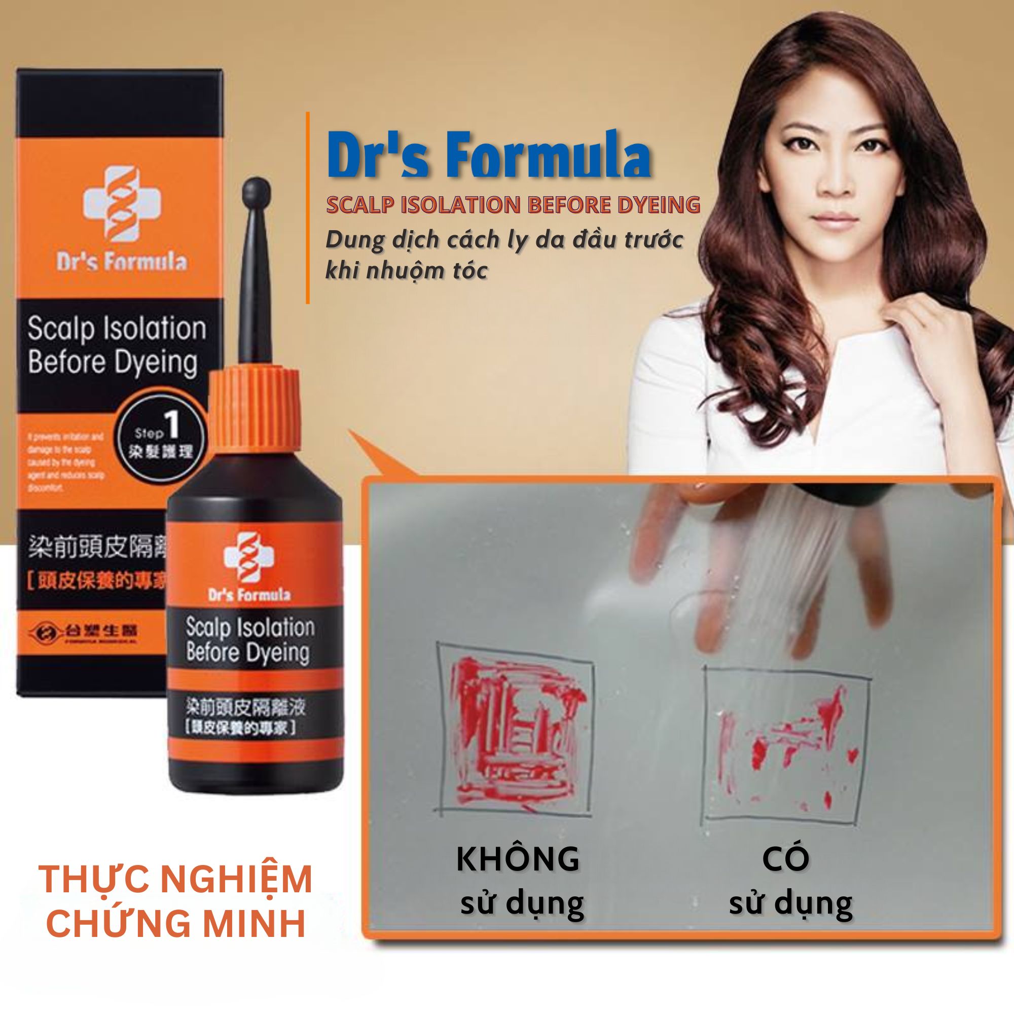 Dung Dịch Bảo Vệ Da Đầu Trước Khi Nhuộm Tóc Dr's Formula Scalp Isolation Before Dyeing