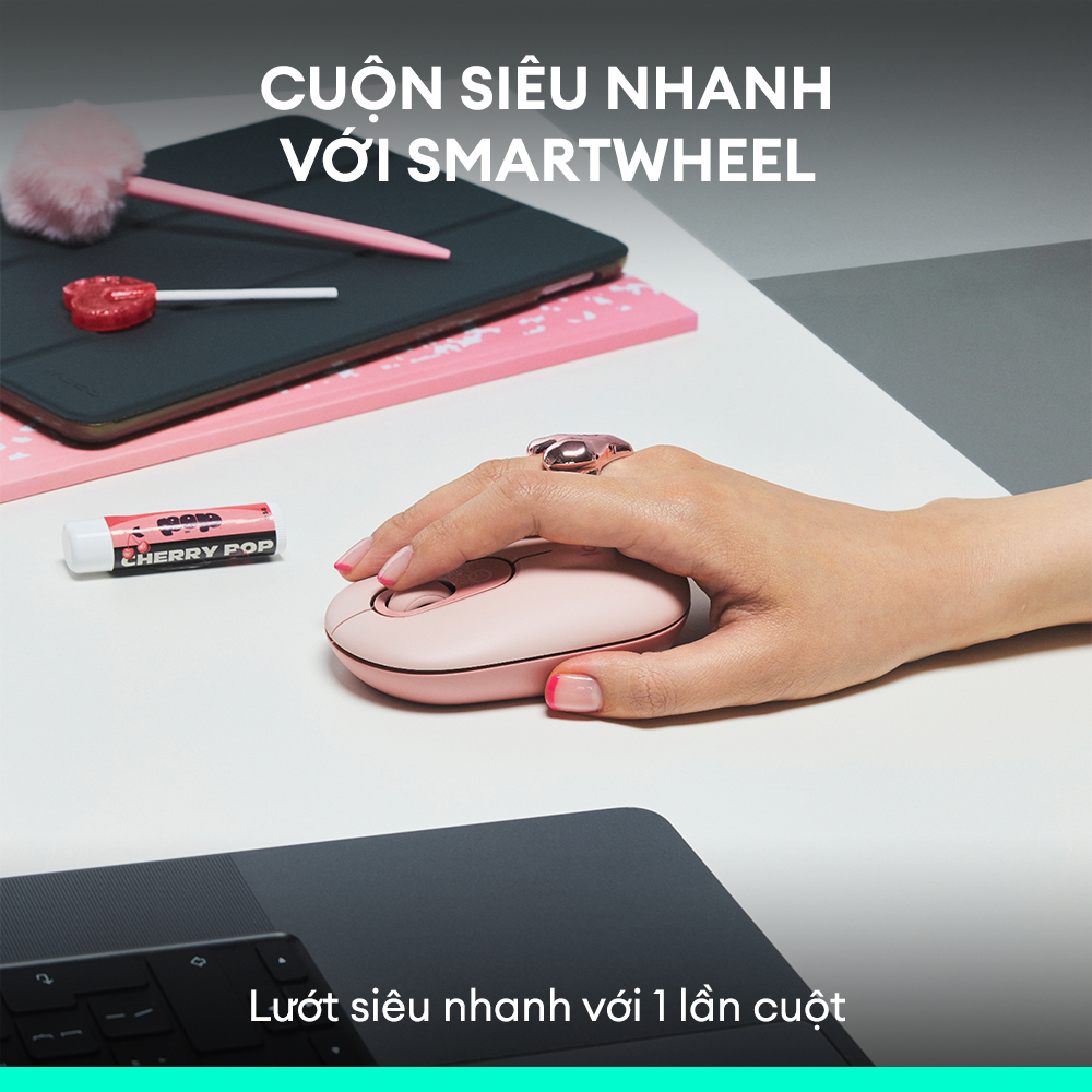 Combo chuột và bàn phím Bluetooth Logitech POP ICON COMBO của Logitech - Hàng chính hãng