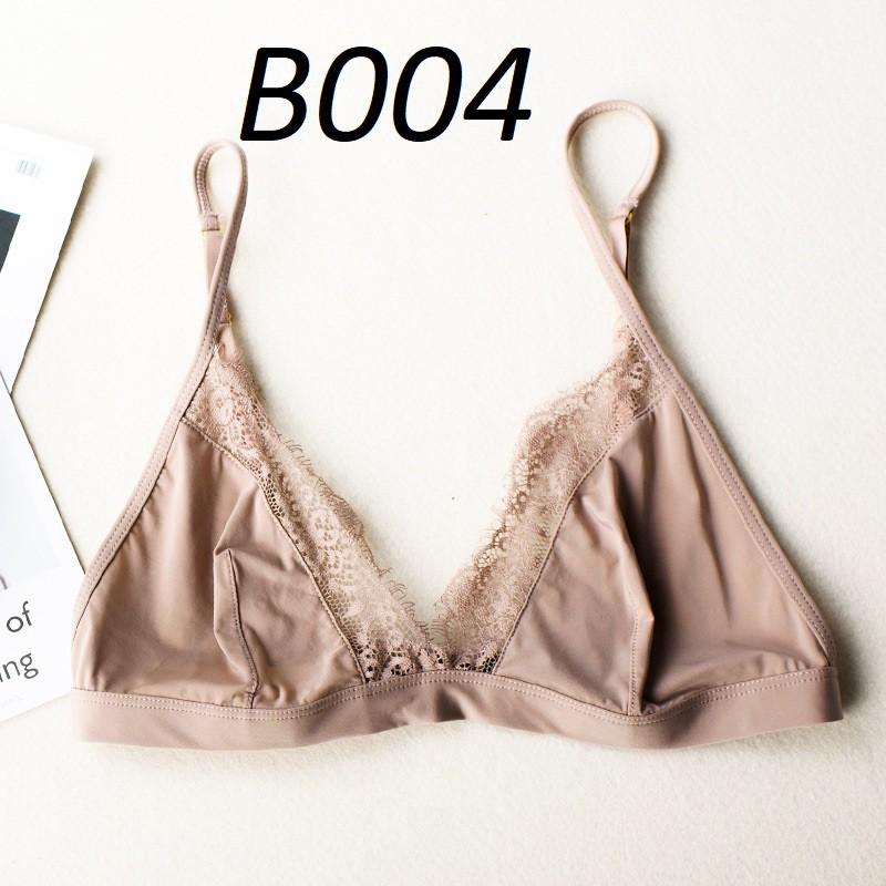 Áo Lót Bralette Sep Sweet Lụa Viền Ren Cao Cấp B004