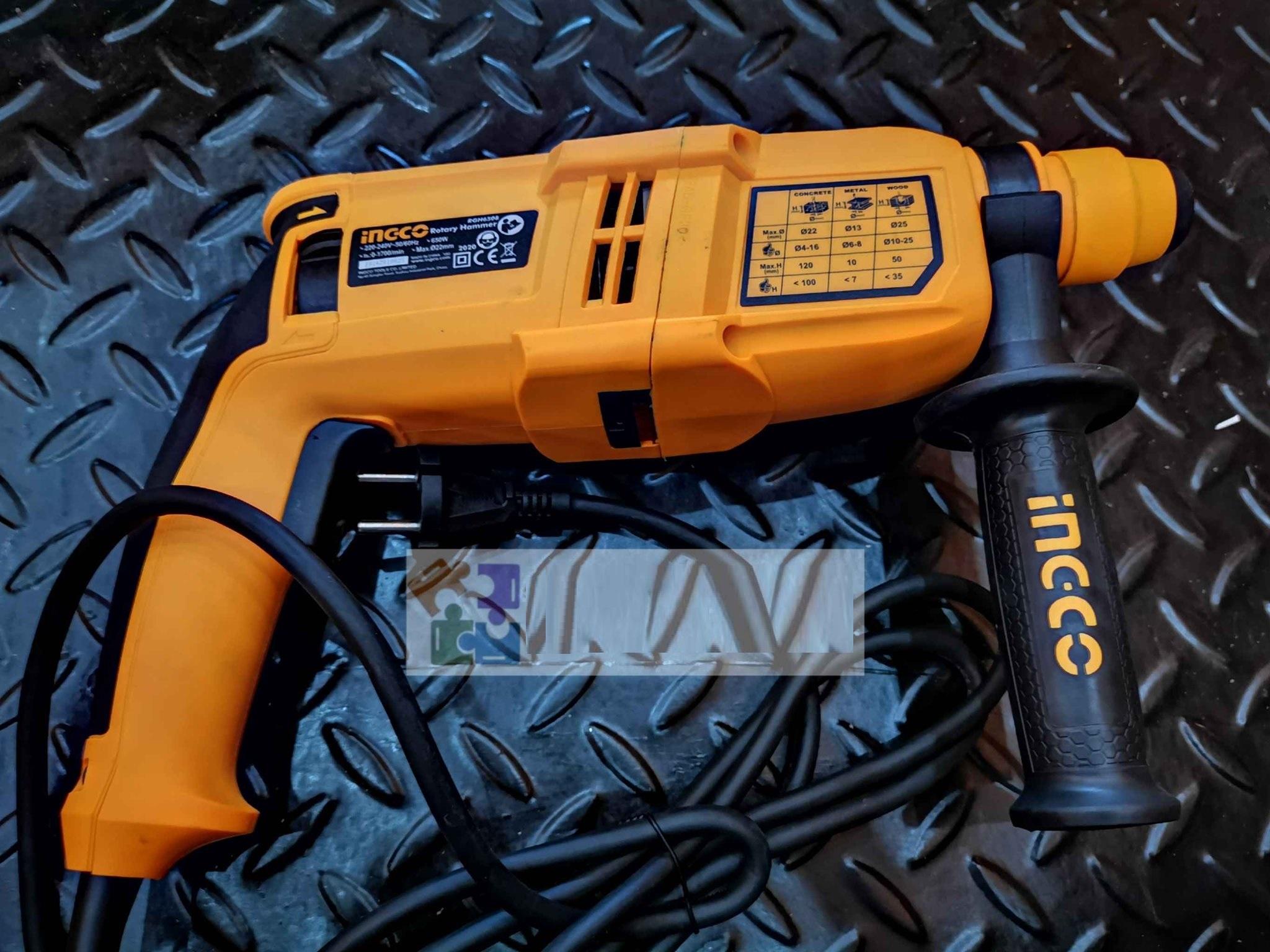 MÁY KHOAN ĐỘNG LỰC 650W 22MM INGCO RGH6508 - HÀNG CHÍNH HÃNG