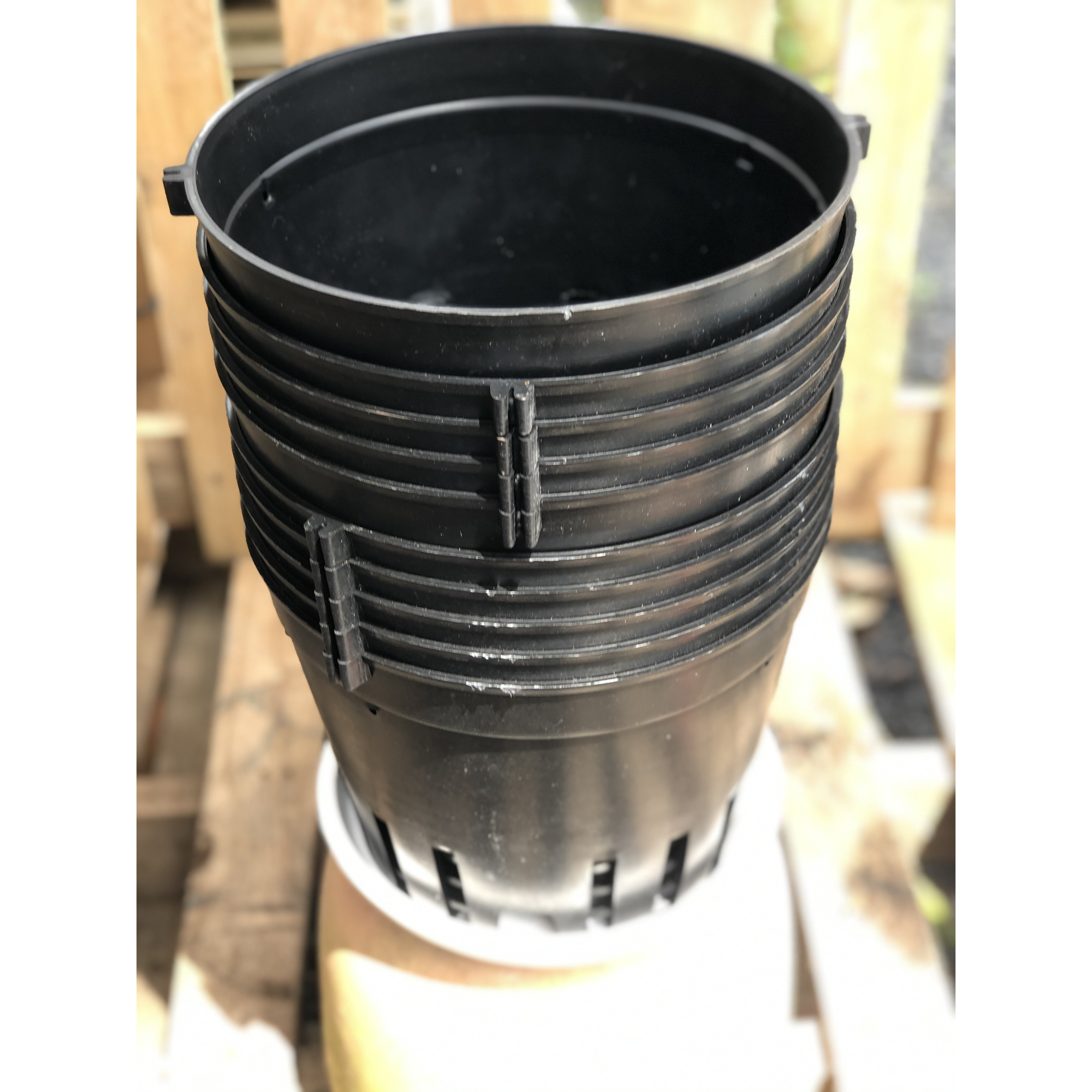 Bộ 10 chậu nhựa trồng lan kích thước fi 28 cm