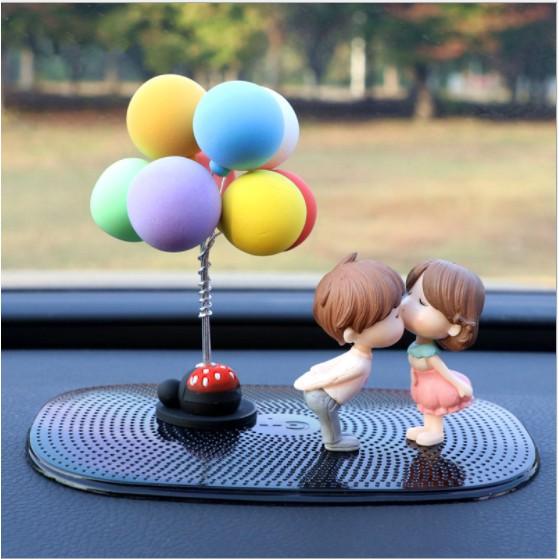 Set decor tình nhân trang trí taplo ô tô, taplo xe hơi - Hoàng Đông shop