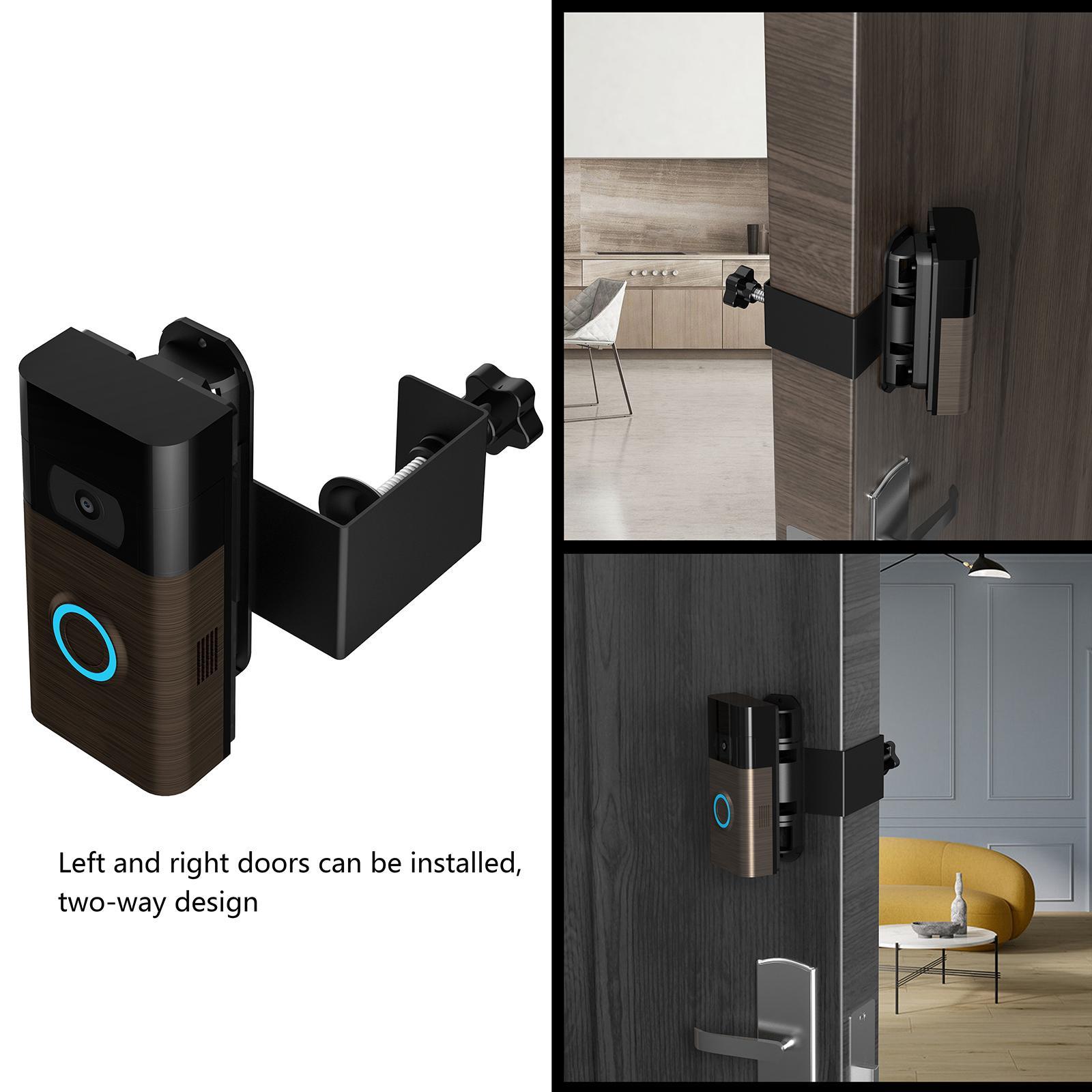 Anti Theft Doorbell Mount Stainless Steel Accs Doorbell Holder for Apartment