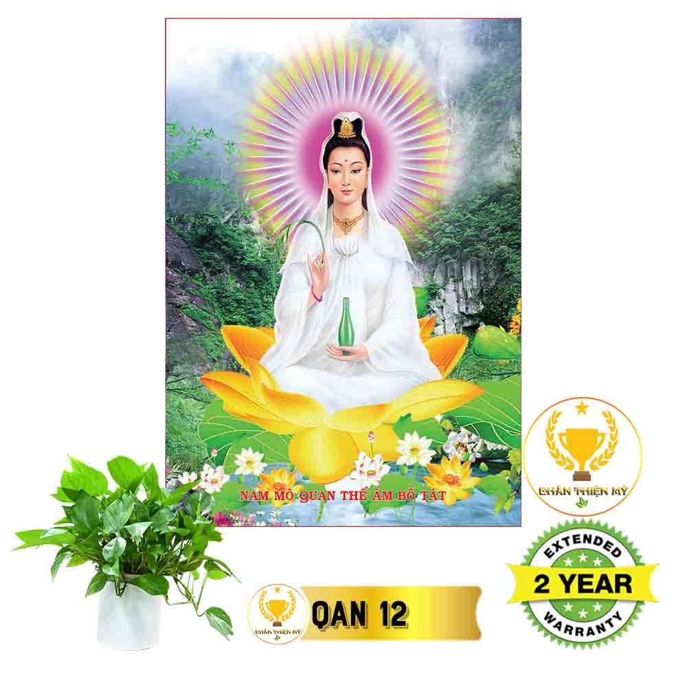 Tranh Quan Thế Âm Bồ Tát có khung_QAK2