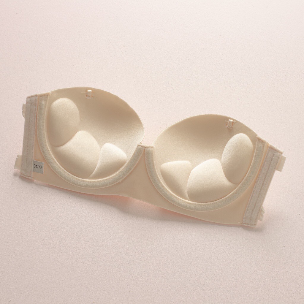 Áo Lót Hở Lưng Chống Tụt Có Gọng Nâng Đẩy Tạo Khe, Áo Ngực Không Dây Hở Lưng Dán Silicon Cup Ngang Hàng Cao Cấp