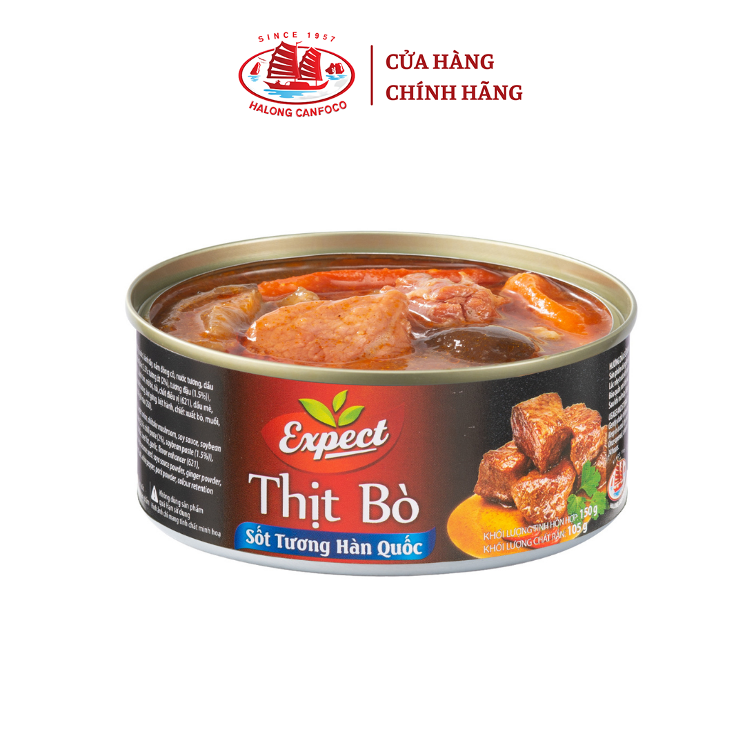 Bò sốt tương Hàn Quốc Expect - 150g - Đồ Hộp Hạ Long (DATE 12/2024)