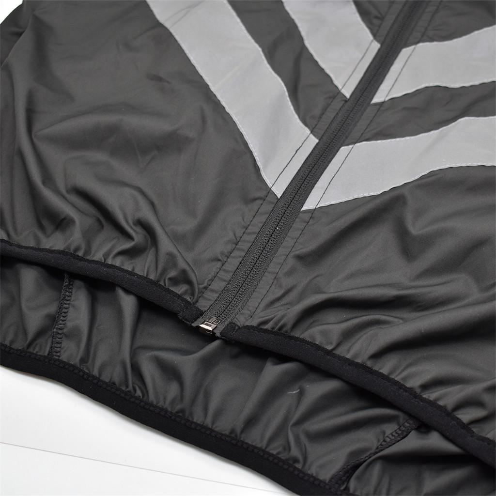 Windproof Sleeveless Cycling Vest Reflective  Vest for Running XXXL