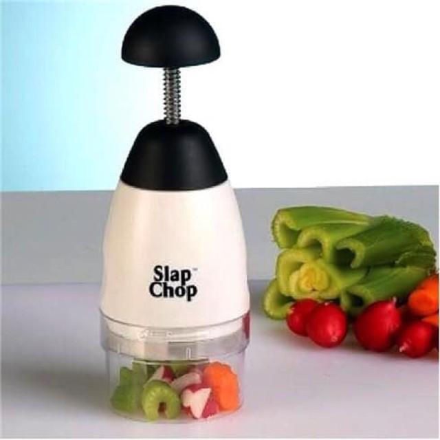 Dụng Cụ Băm Tỏi Ớt Đa Năng Slap Chop Tiện Dụng - Máy Băm Nhuyễn Tỏi Ớt Trong 3 Lần Dập