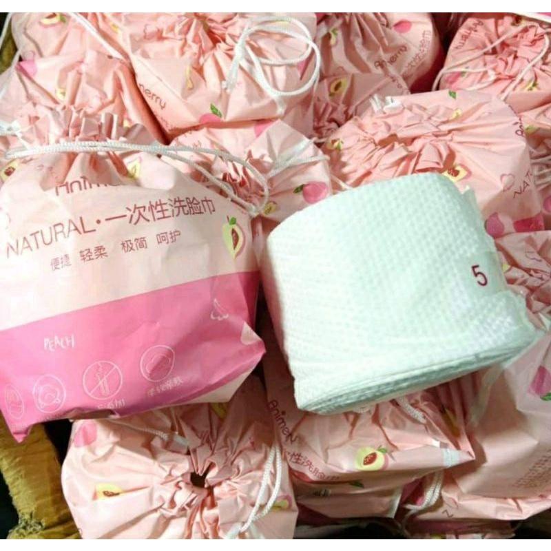 Combo 120 miếng khăn mặt khô cuộn tẩy trang .Giấy lau mặt cotton dùng 1 lần lau khô,lau ướt