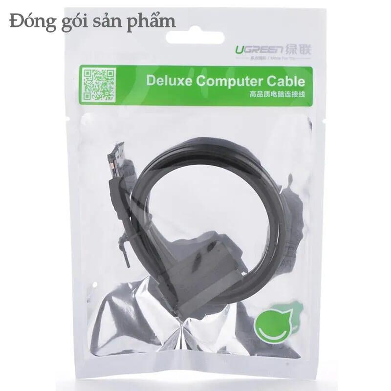 Ugreen UG1064610646TK 50CM màu Đen Cáp ESATAp combo sang SATA 22 PIN - HÀNG CHÍNH HÃNG