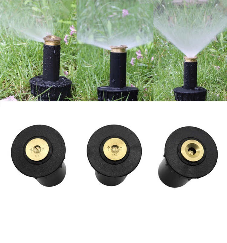 Đầu phun popup tưới sân vườn góc 90 độ