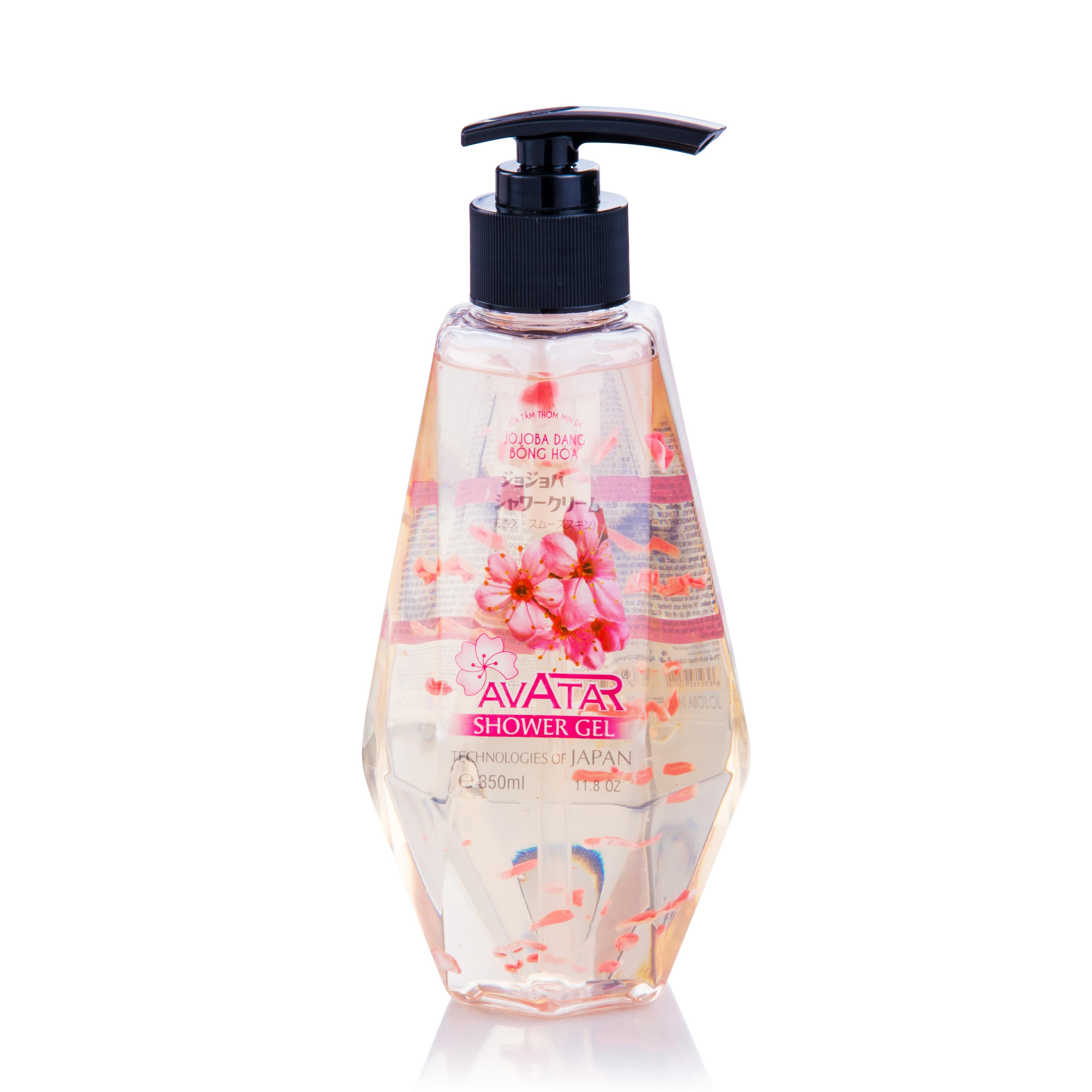 SỮA TẮM THƠM MỊN DA JOJOBA BÔNG HOA AVATAR SHOWER GEL 350ML