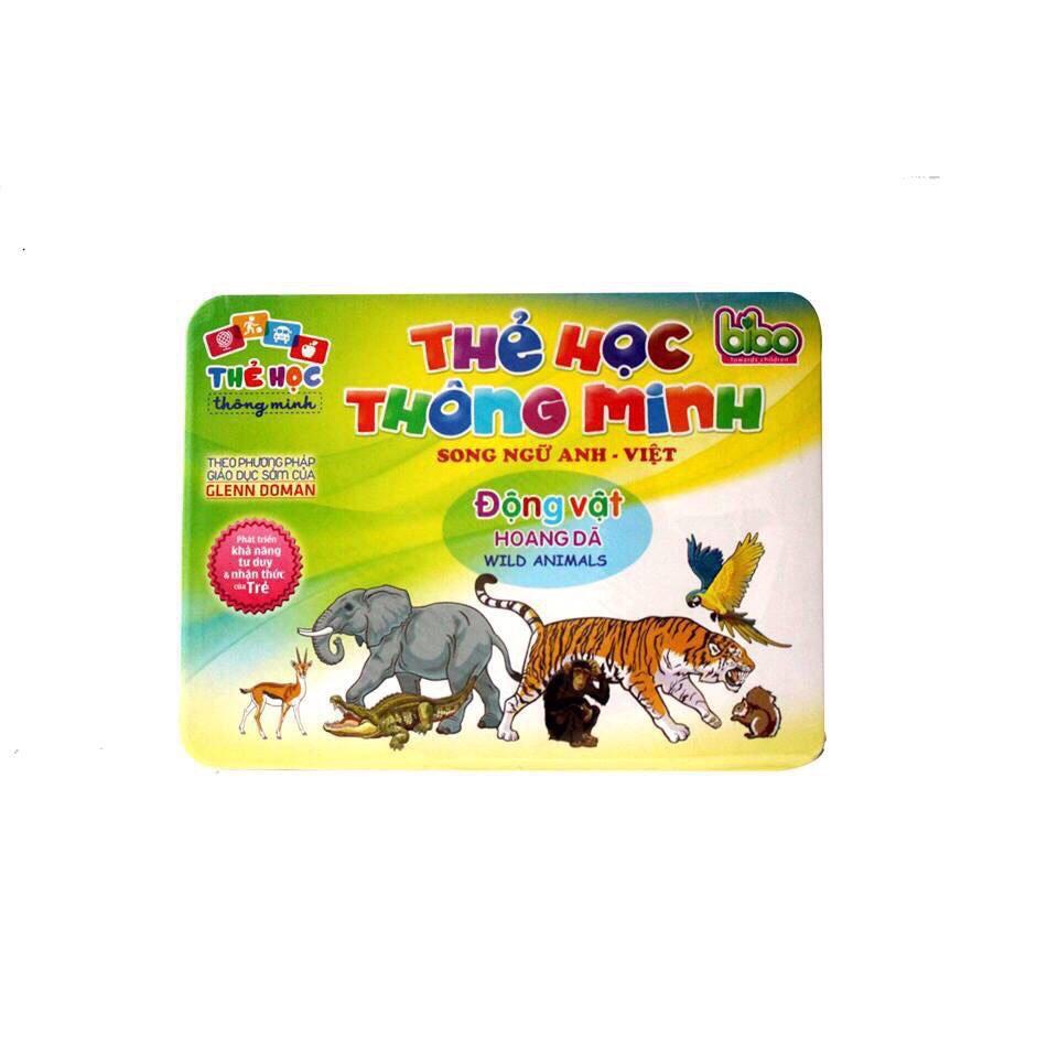 Trọn Bộ 200 Thẻ Flashcard -10 Chủ Đề Thẻ Học Thông Minh Song Ngữ Anh Việt Giúp Bé Nhận Biết về Thế Giới Xung Quanh