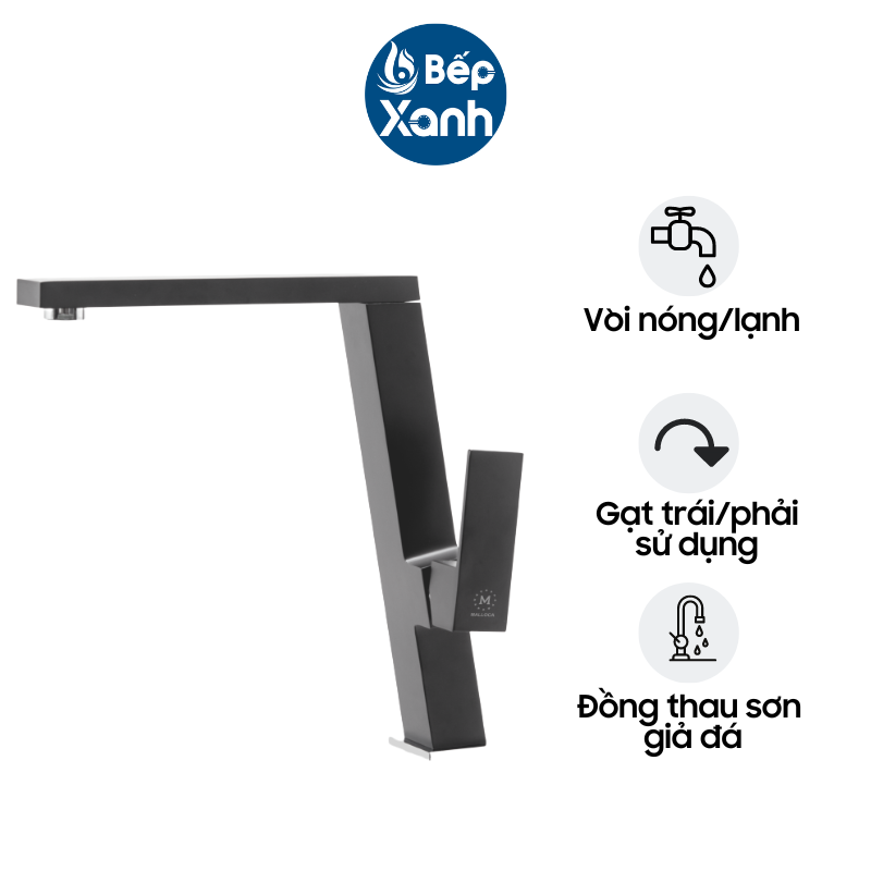 Vòi rửa chén Malloca K131GR - Hàng Chính Hãng