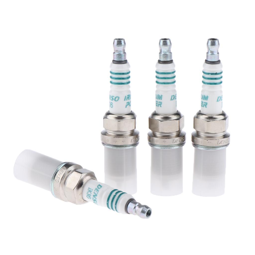 4 Pieces Car  Spark Plug IK16 Fits for