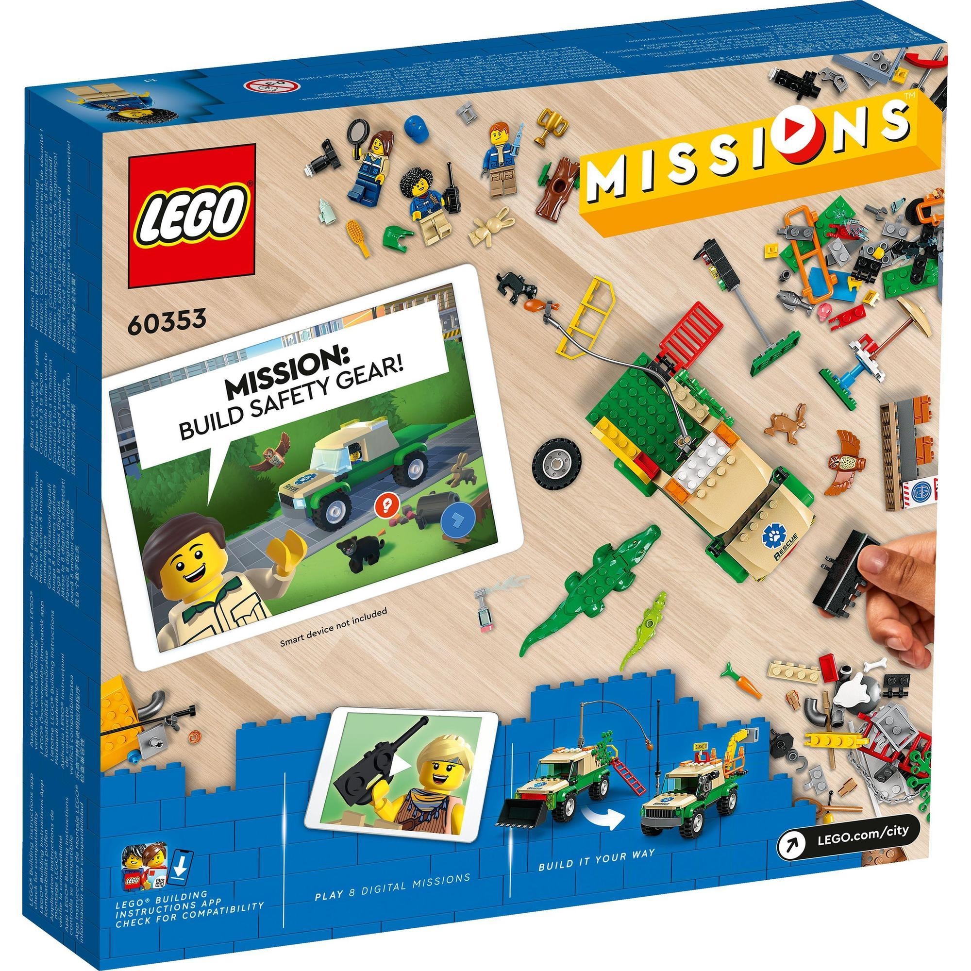 LEGO City 60353 Nhiệm Vụ Giải Cứu Động Vật Hoang Dã (246 chi tiết)