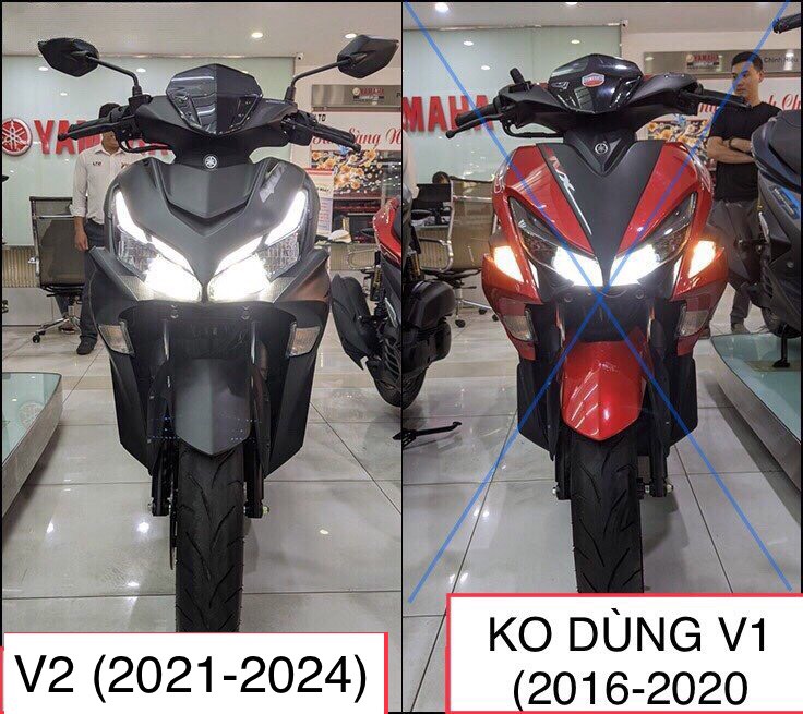 ỐP BẦU E DÙNG CHO ĐỜI XE NVX 2021 2022 2023 2024 - V2 CROM