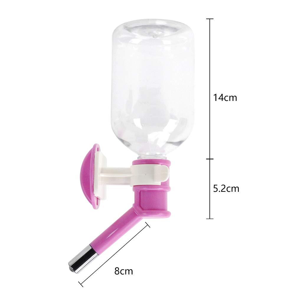 Chai nước uống nước uống trên cách phụ kiện động vật 500ml Chai để treo cho chó chó con thỏ con thỏ cưng