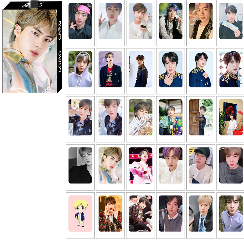 Lomo card BTS JIN