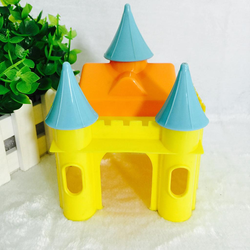 2x Small Pet Castle House Nest Hamster Hideout Toys For Guinea Pig Mice