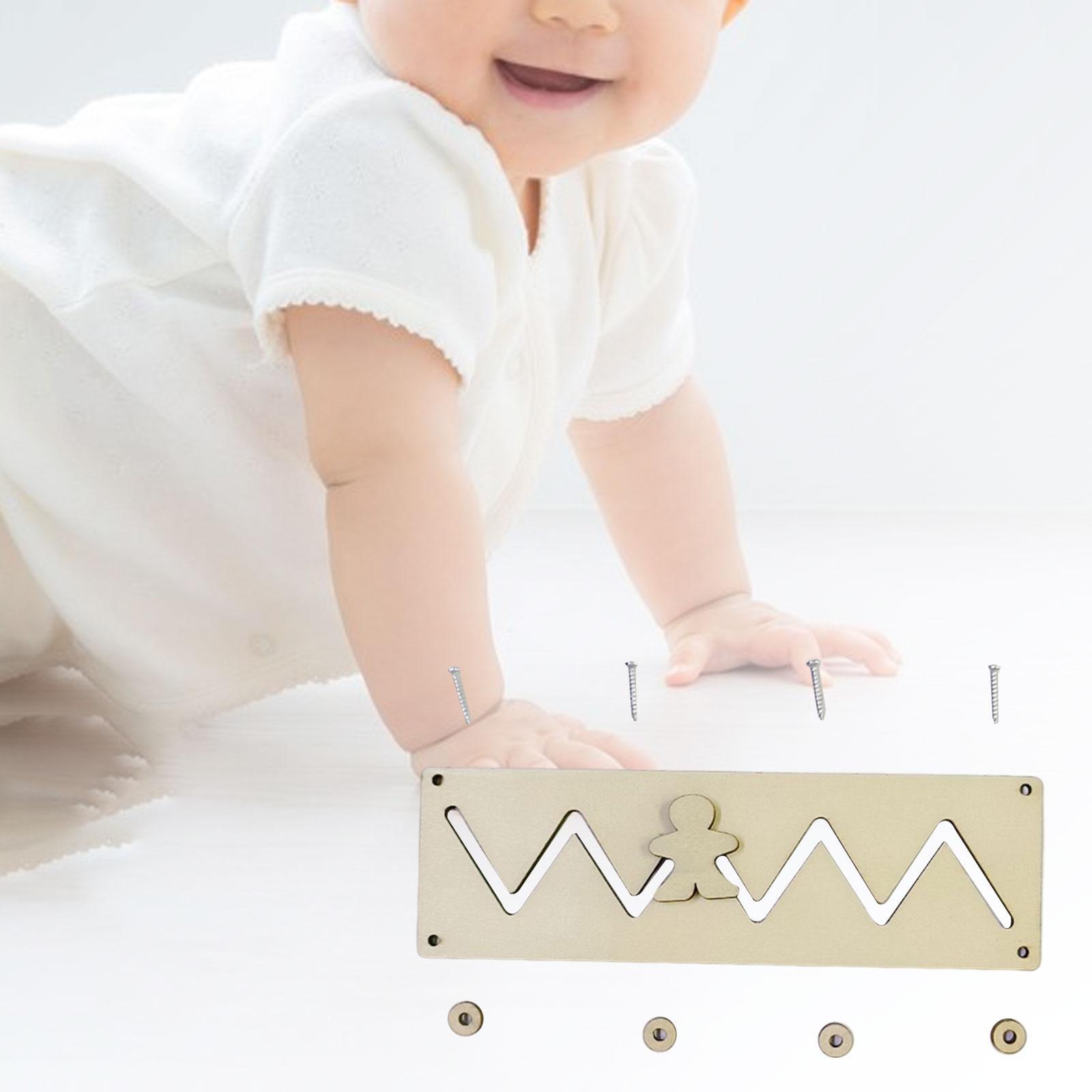 Child Busy Board DIY Parts Slide Track Developmental Toy Cognition Game