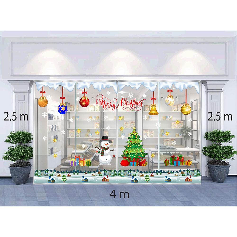 DECAL TRANG TRÍ NOEL 2021 COMBO SỐ 1