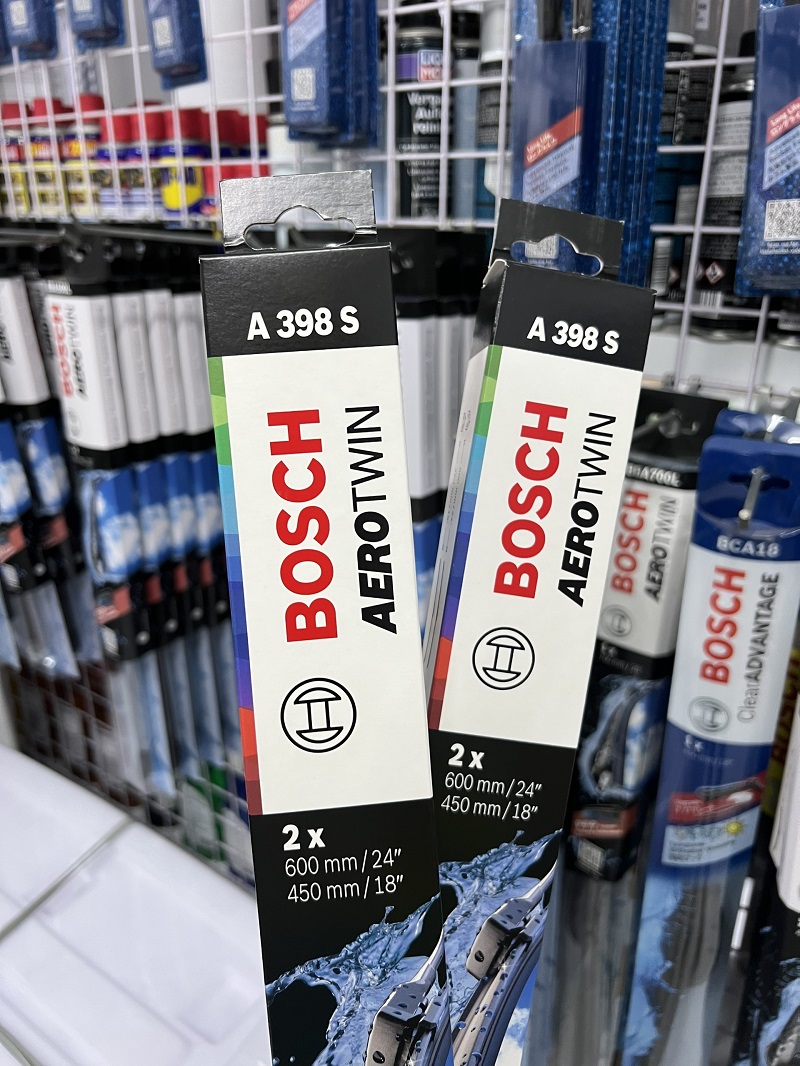 Gạt Mưa Thân Mềm Cao Cấp BOSCH Set A398S Kích Thước 24" & 18" : MAZDA CX5 , MAZDA CX8 ..