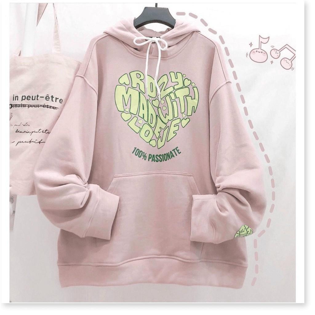 ÁO HODDIES CÓ MŨ NỮ SIÊU XINH FORM RỘNG HÀN QUỐC HOT HÈ 2021 THỜI TRANG LANO STORE