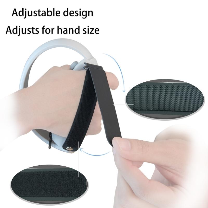 Bộ điều khiển chống ném vỏ kẹp mũ Rocker cho Pico 4 VR Tay cầm bảo vệ Túi VR Bộ điều khiển tay áo nhẹ: màu đen