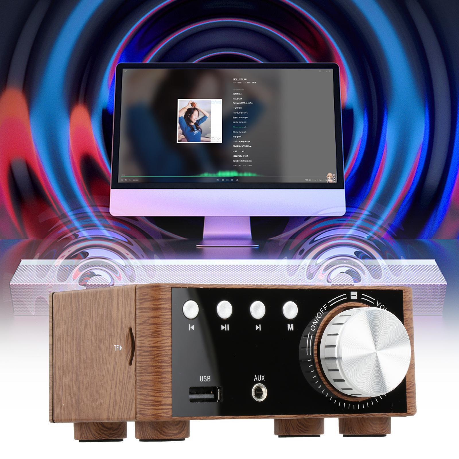 Professional Mini 400W + 400W Audio Power Amplifier Receiver for Car CD DVD