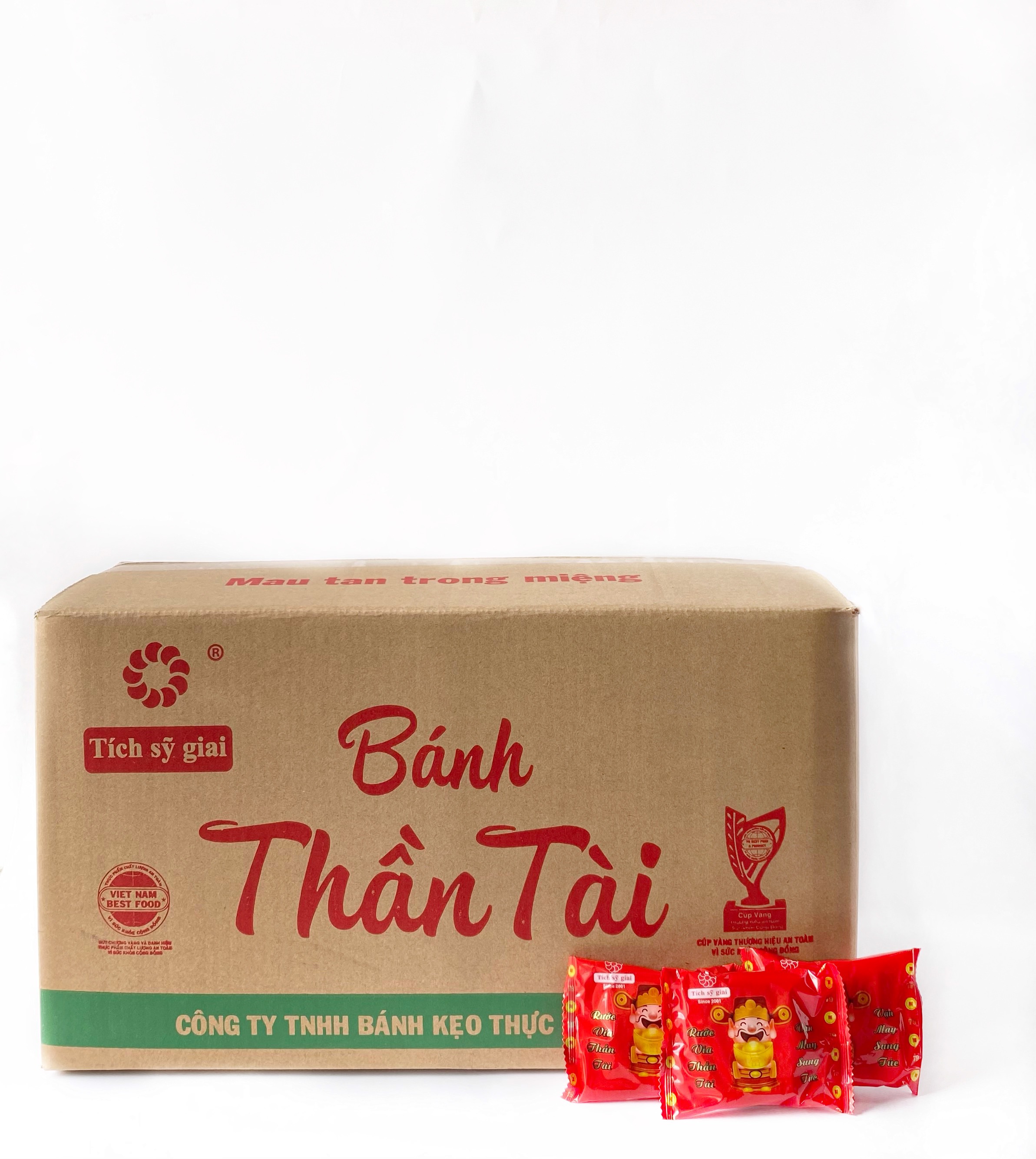 Thùng bánh Thần Tài Tích Sỹ Giai 5kg