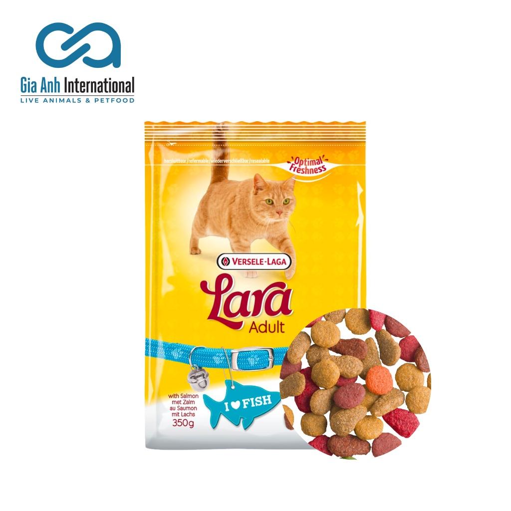 Thức Ăn Cho Mèo Trưởng Thành Dạng Hạt Vị Cá Hồi - Versele-Laga Lara Adult Salmon Bổ Sung Vitamin Và Khoáng Chất Gói 350r