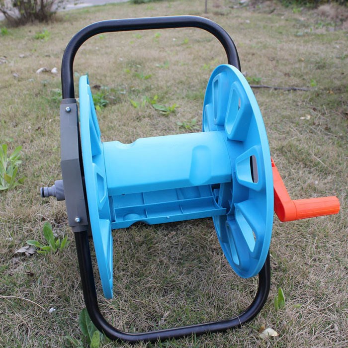 Rulo Khung lô cuốn ống nước, Bộ cuộn ống tưới - Bộ khung lô cuốn dây tưới AK 801, Cuốn từ 10 mét đến 20 mét ống phi 16 đến phi 20.