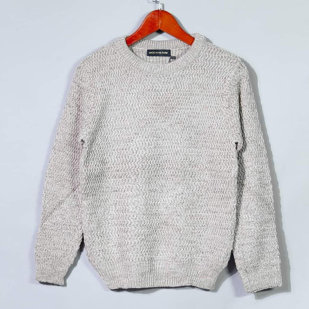 Áo len cổ tròn dày dặn-xuongaolen.com