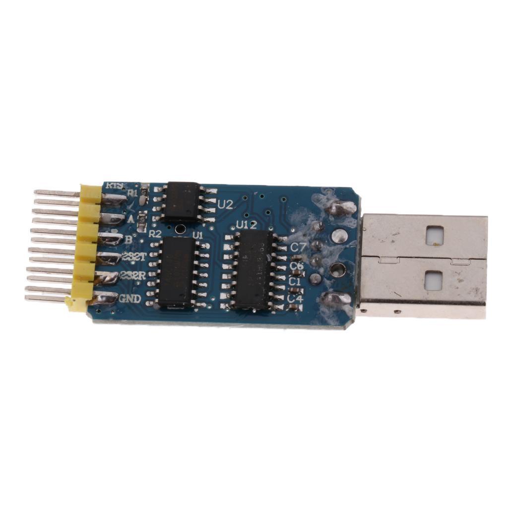 3.3V 5.5V Multi-function 6 In 1 Usb to Serial Port Adapter Module+1x Cable