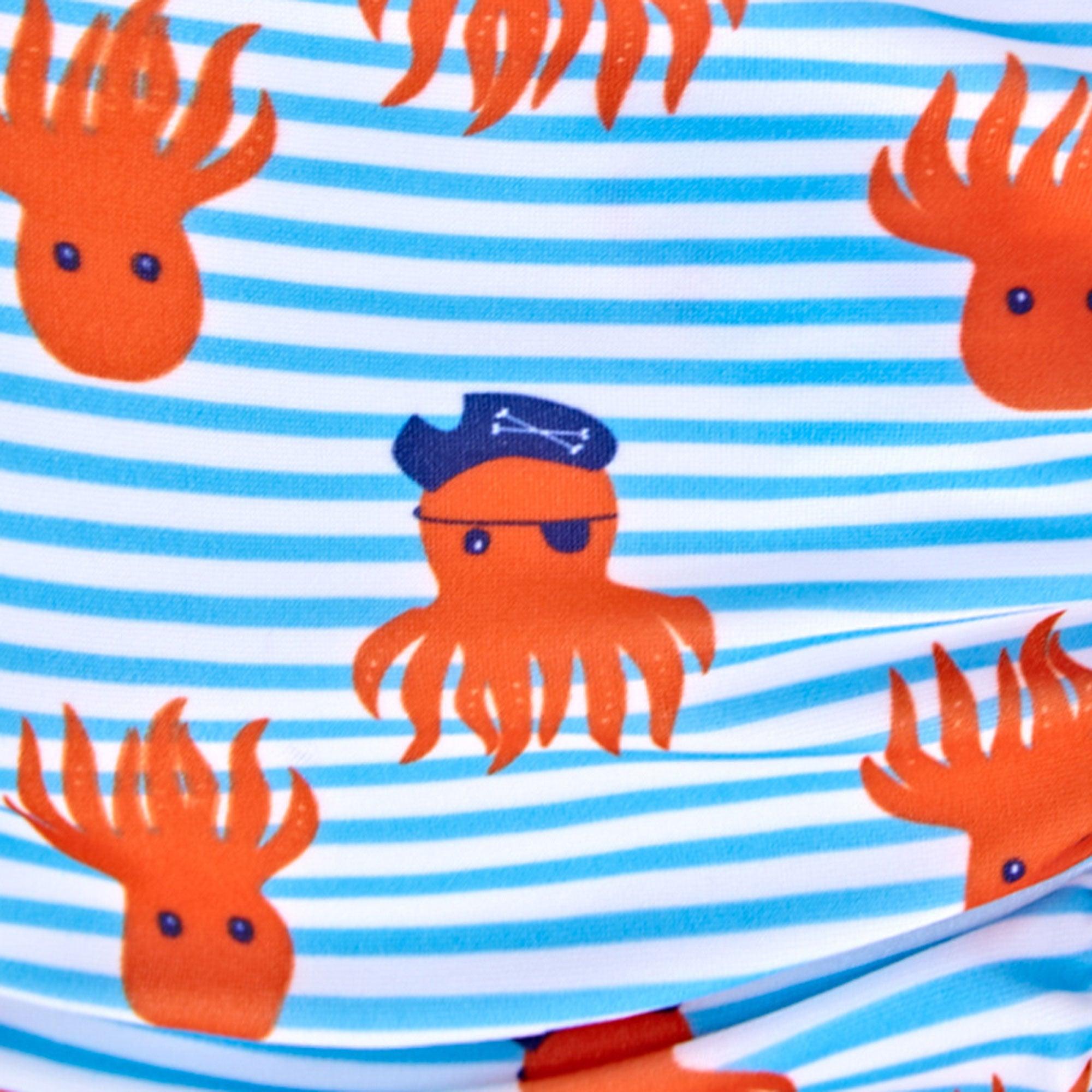 Quần bơi trẻ em Zoggs Octo Pirate Adj Swim Nappy Blue Os - 465479