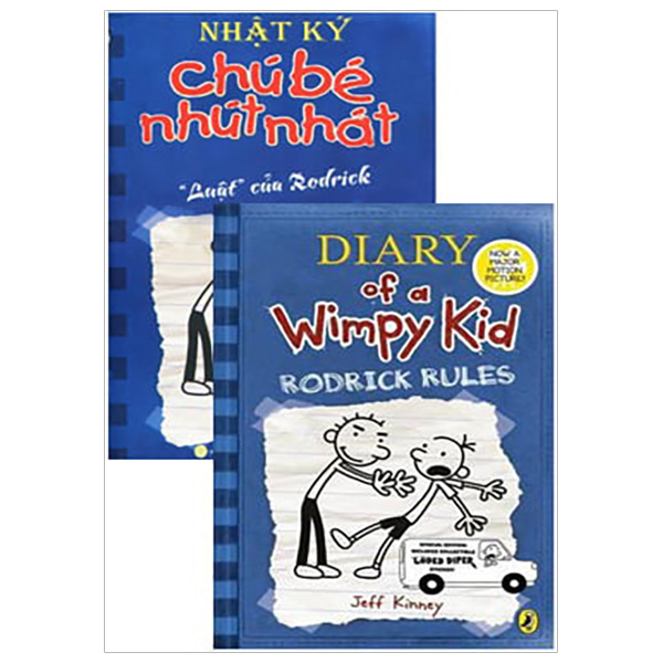 Combo Song Ngữ Diary Of A Wimpy Kid 2 - Luật Của Rodrick