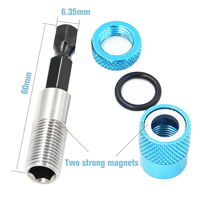 Đầu nối tô vít mũi khoan chuôi lục giác 6.35mm dài 60mm