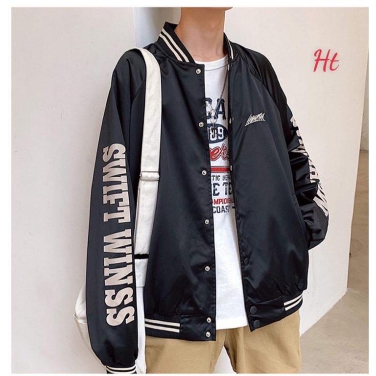Áo bomber chữ dọc tay SWI H2Q865