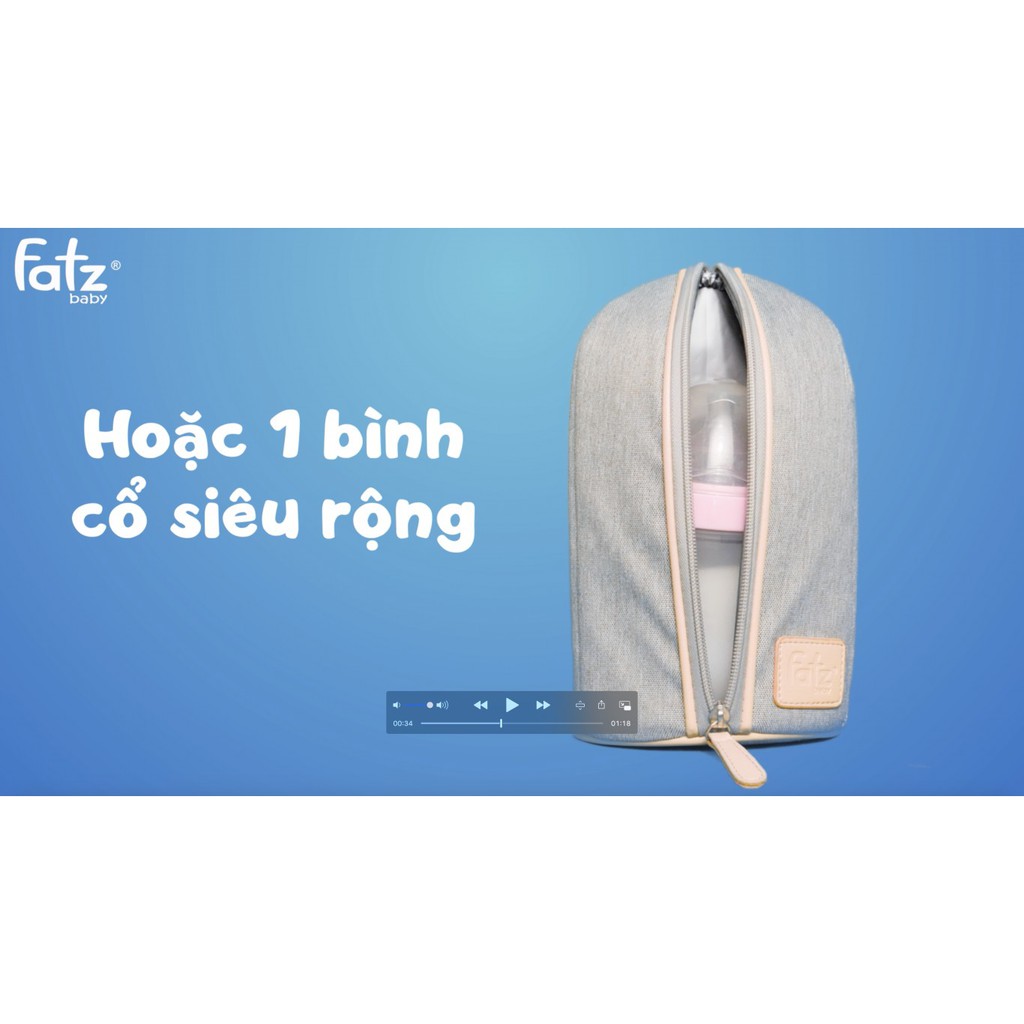 Túi Giữ Nhiệt Bình Sữa Fatz Baby-FB2015SL