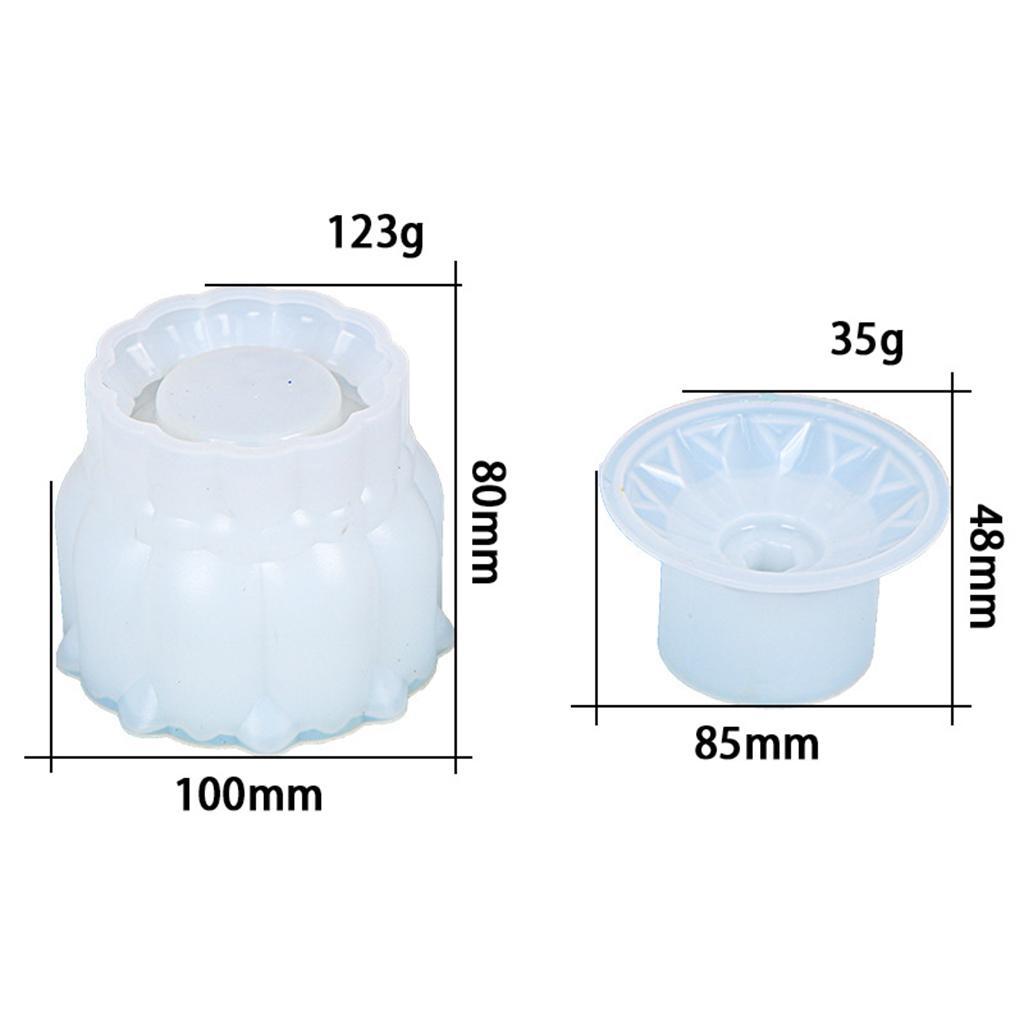 Silicone Mould Resin Jewelry Trinket Holder Box Ornament