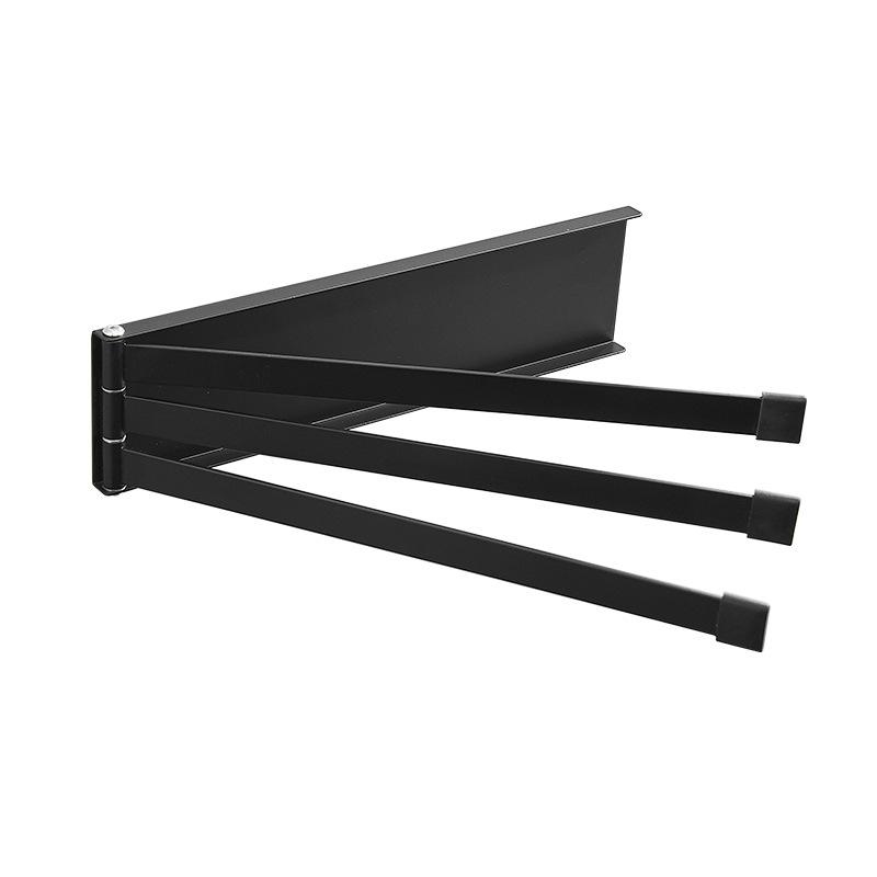 Giá đỡ khăn trùm khăn hai dây khăn có hai lần tự làm bằng thép không gỉ bằng thép không gỉ khung cho phòng tắm 24cm