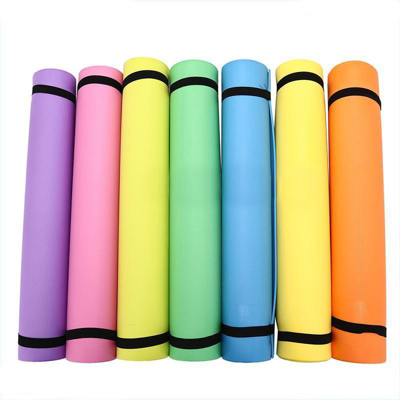 Combo dụng cụ tập bụng hút chân không và thảm Yoga 4mm kèm túi đựng thảm