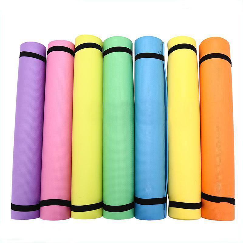 Combo dụng cụ tập bụng hút chân không và thảm Yoga 4mm kèm túi đựng thảm ( Màu Ngẫu Nhiên )