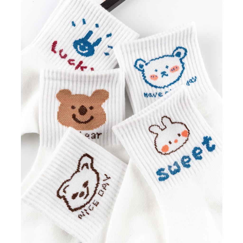 Combo 4 đôi tất Cotton họa tiết CỔ NGẮN - Tất Ngắn Nam Nữ, vớ chống hôi chân kháng khuẩn- cam kết siêu đẹp siêu rẻ
