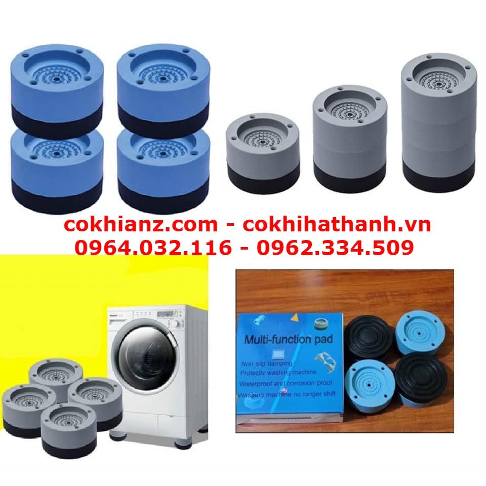 Bộ 4 chân Chống rung máy giặt kiểu mới, Chống rung máy lồng ngang - màu ngẫu nhiên