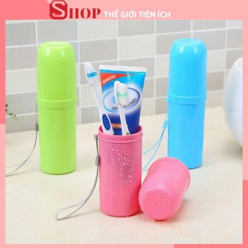 Hôp đựng bàn chải kem đánh răng có nắp đậy tiện dụng