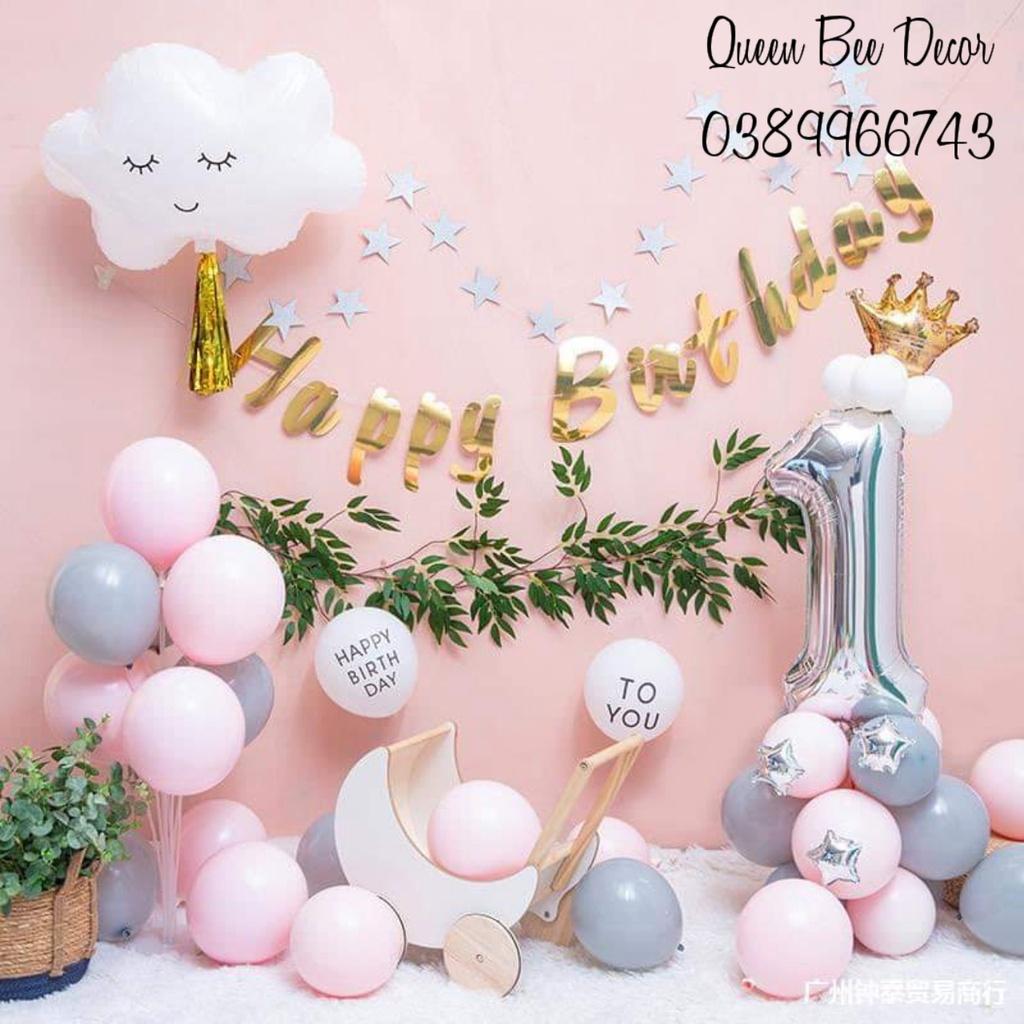 Bóng bay trang trí hình đám mây trang trí sinh nhật QB376