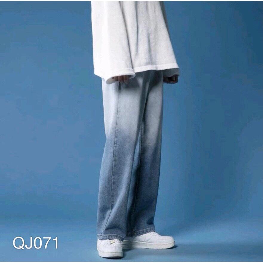 QUẦN JEAN BAGGY NAM ỐNG RỘNG PHỐI MÀU - QJ071 - KBT.66