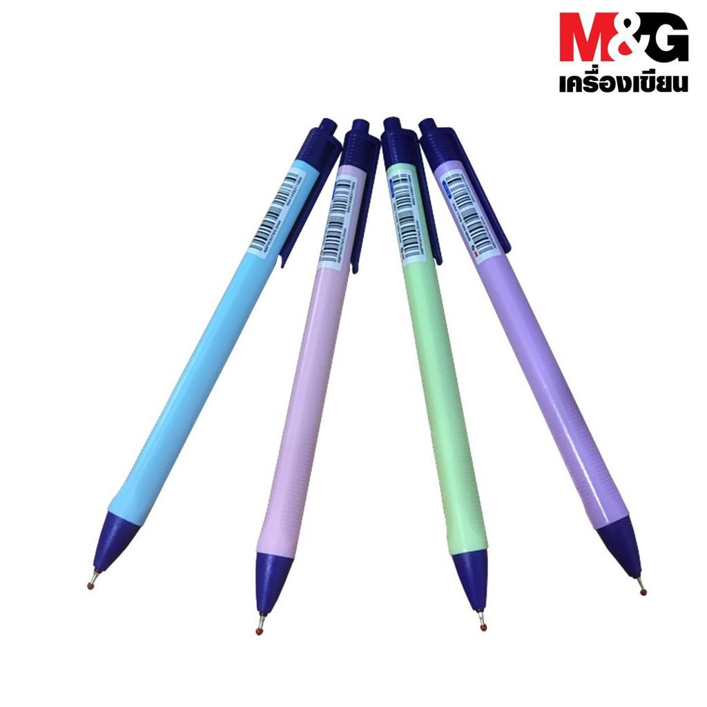 Hộp bút bi TR1S M&G ABPW3079 ngòi 0.5mm, mực xanh 20 cây/hộp